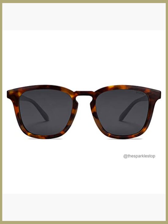 Polarized UV400 Sunglasses, Plastic Frames, Vintage Square Style main image 5